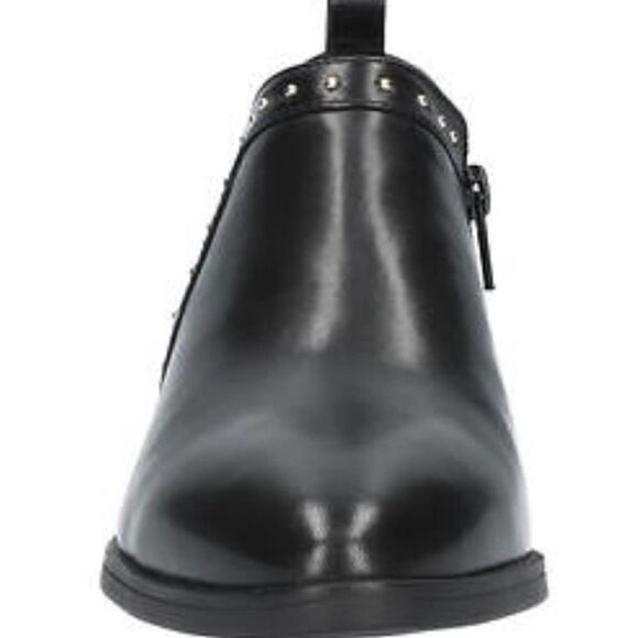 NEW BELLA VITA Lorraine Black Leather Stud Detail Ankle Boots Booties - 10 - Picture 7 of 10